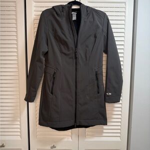 Champion Women's Charcoal Rain Coat .